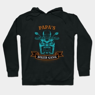 Papa's Biker Gang Father's Day Hoodie